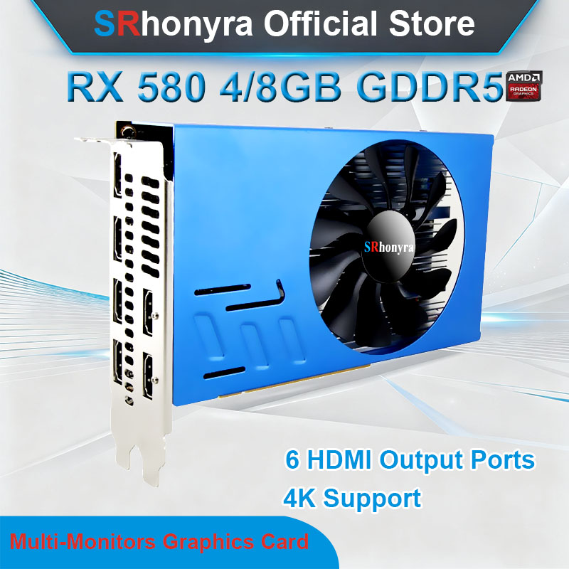 SRhonyra AMD RX580 4/8GB Grafi – Rx 580 8Gb 2048Sp Gpu Bewertung und Preis